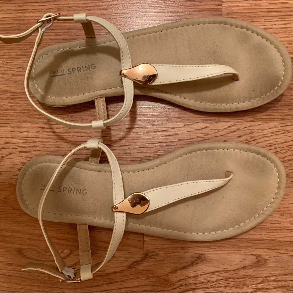 Call It Spring Zearian Off White Sandals